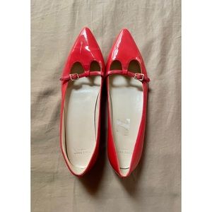 Cole Haan Red Patent Leather Flats
